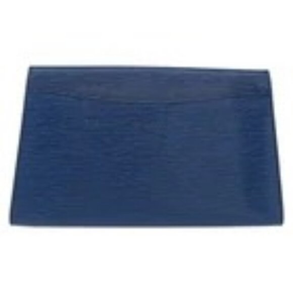 LOUIS VUITTON Epi Art Deco Clutch Bag Blue